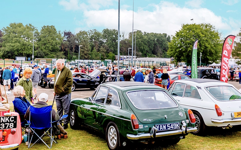 cars and people
