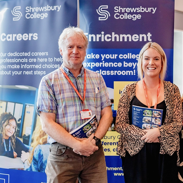 Two members of the Careers Advice team