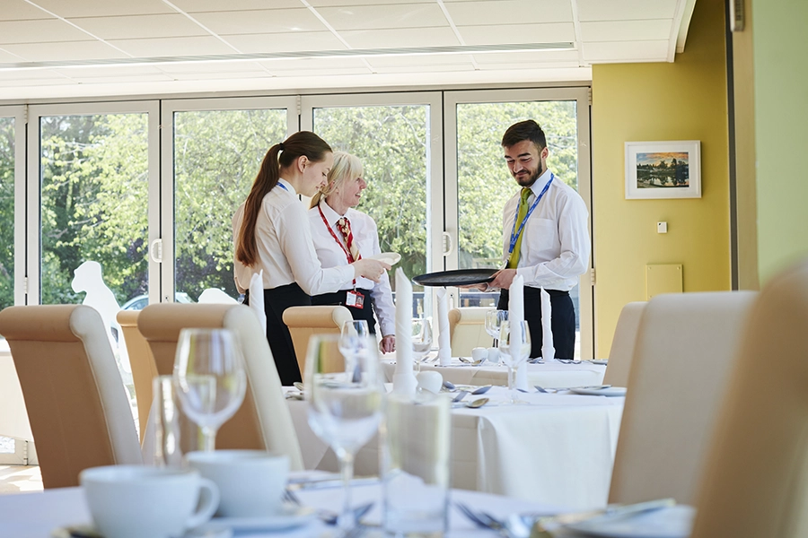 Welcoming staff