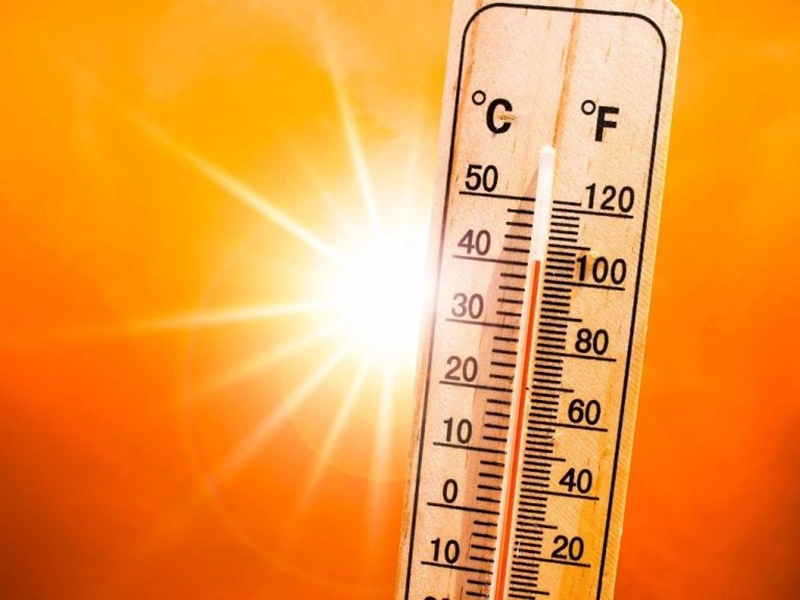 Sun and thermometer 